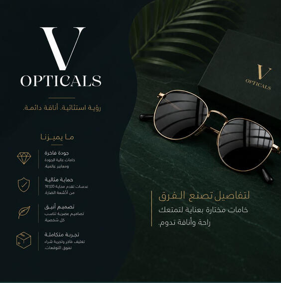 V Opticals - Advertising & Features